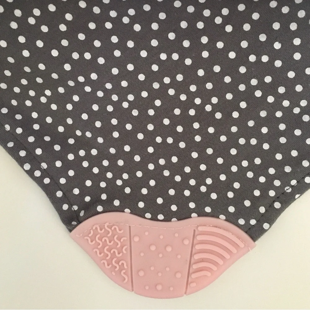 Baby Bandana Bibs - 4 Pack Yoga Sprout Soft Absorbent Bonus Teether NEW
